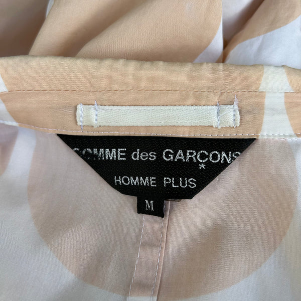 Comme des Garcons Homme Plus White Blazer Orange Polka Dots S/S2001 Tag