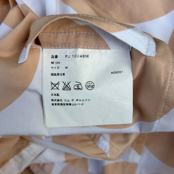 Comme des Garcons Homme Plus White Blazer Orange Polka Dots S/S2001 Tag