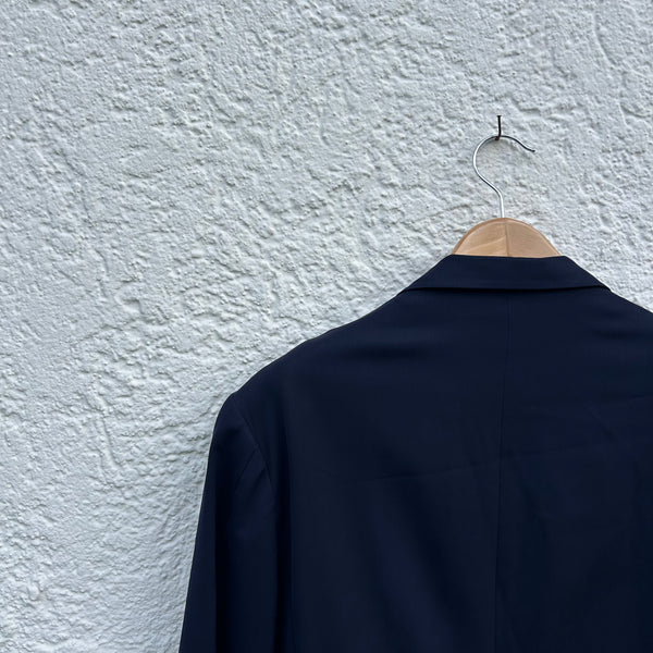 Vintage Yohji Yamamoto Blue Boxy Blazer Back view