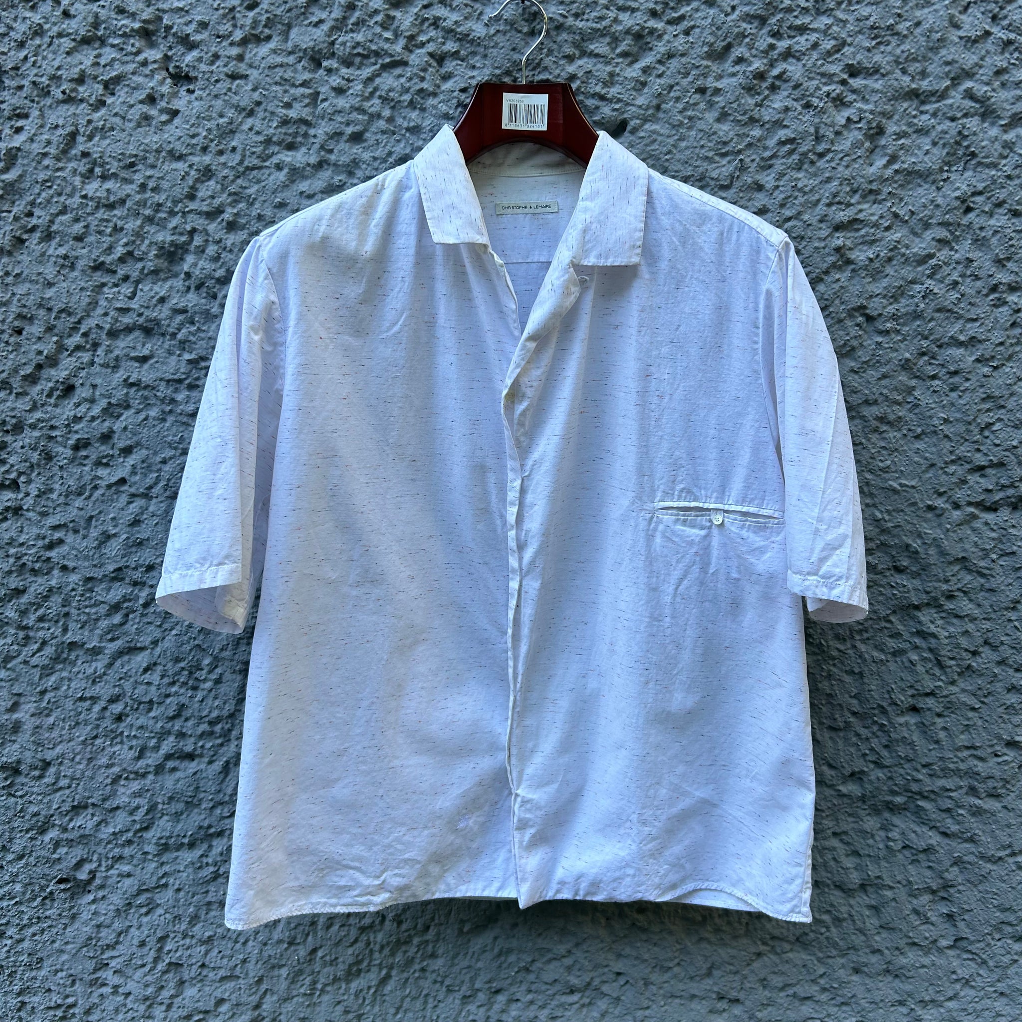 Christophe Lemaire White Short Sleeve Shirt