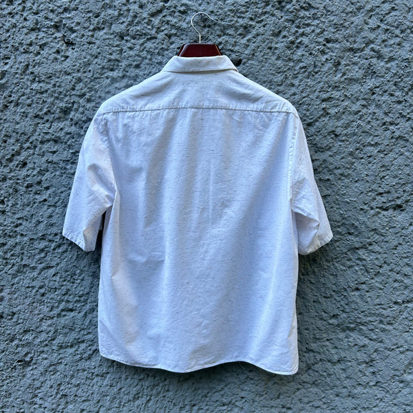 Christophe Lemaire White Short Sleeve Shirt Backside