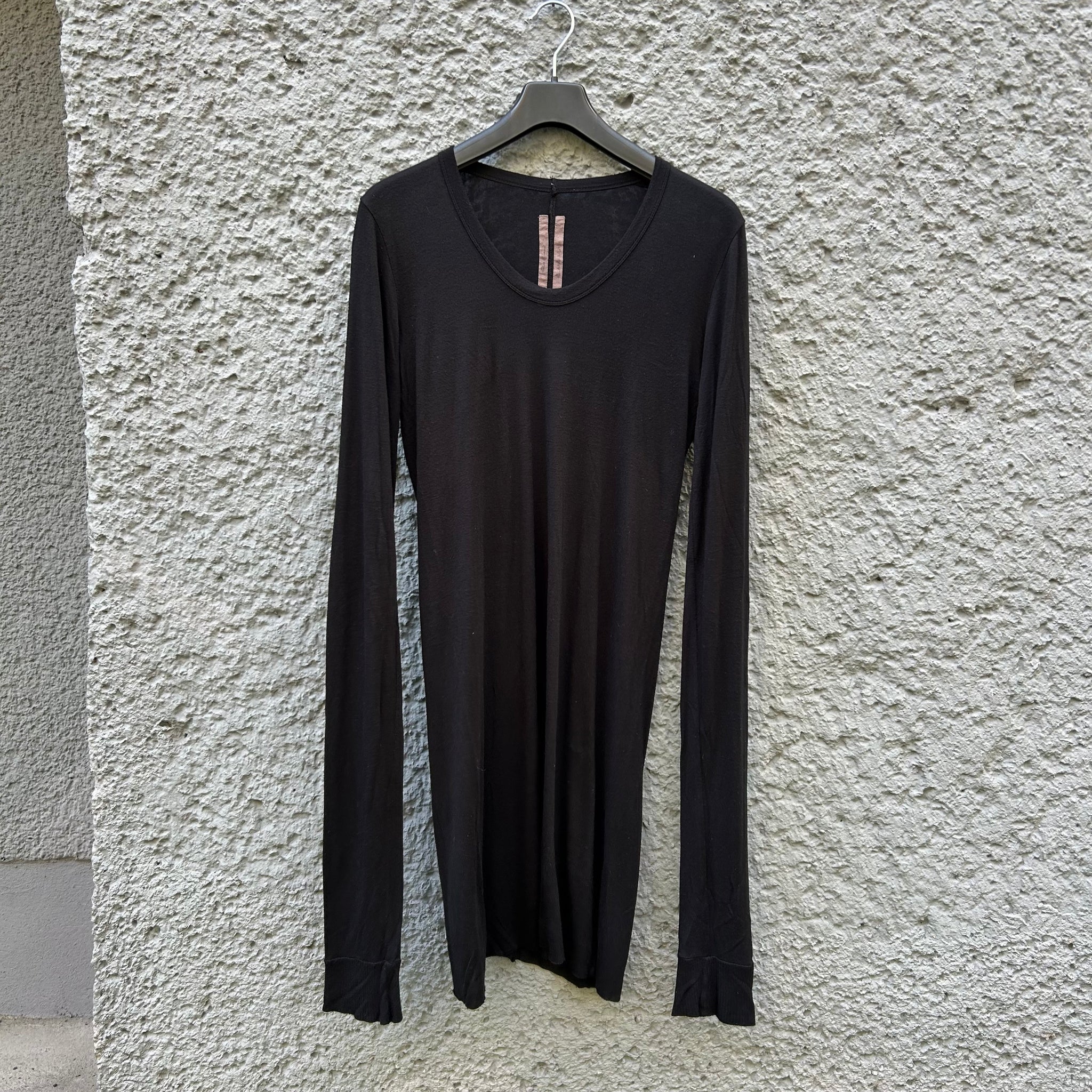 Rick Owens Black Long-Sleeved T-Shirt S/S13 "Island"