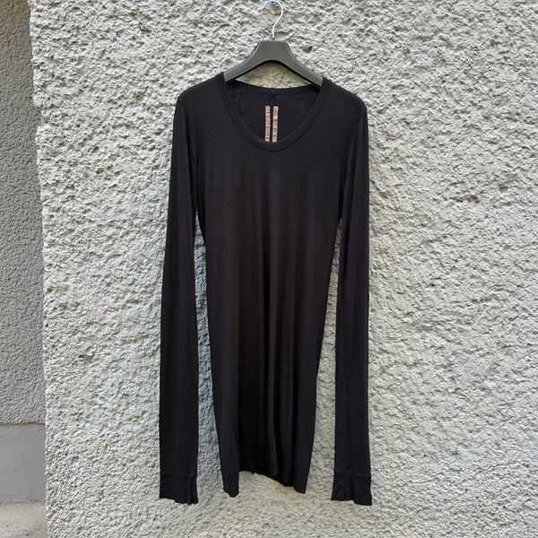Rick Owens Black Long-Sleeved T-Shirt S/S13 "Island"