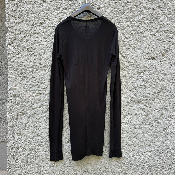 Rick Owens Black Long-Sleeved T-Shirt S/S13 "Island"