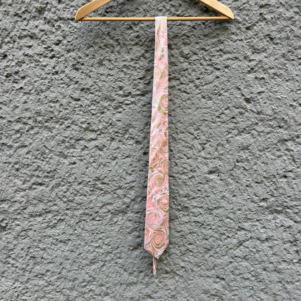 Comme des Garcons Shirt Patterned Pink Shirt with Matching Tie