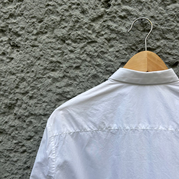 Raf Simons White Button-Down Shirt S/S09 Backside