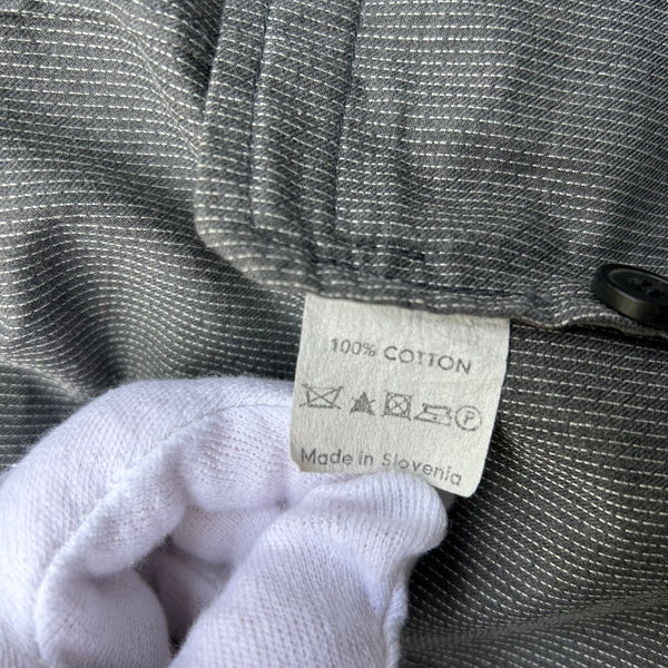 Dries van Noten Light Grey Patterned Blazer Jacket Tag