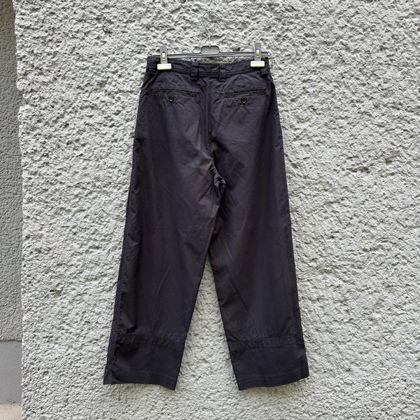 Dries van Noten Black Baggy Trousers Backside