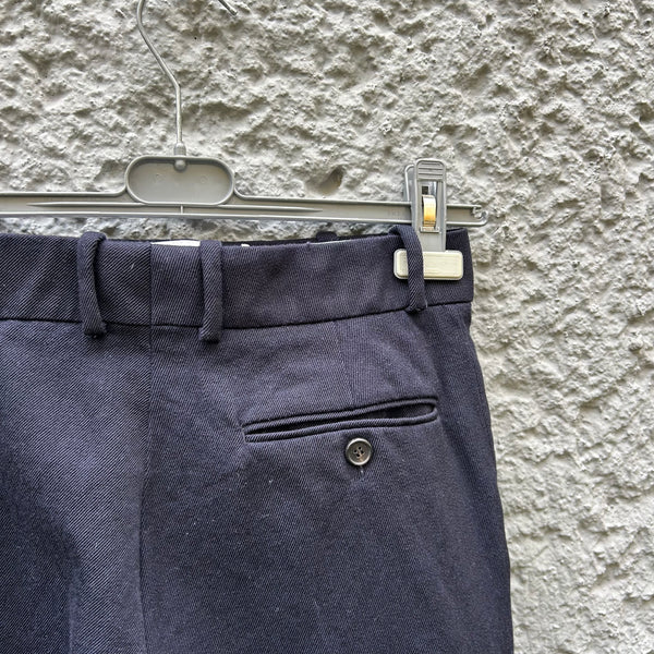Close-Up of Calvin Klein 205w39nyc by Raf Simons Blue Trousers