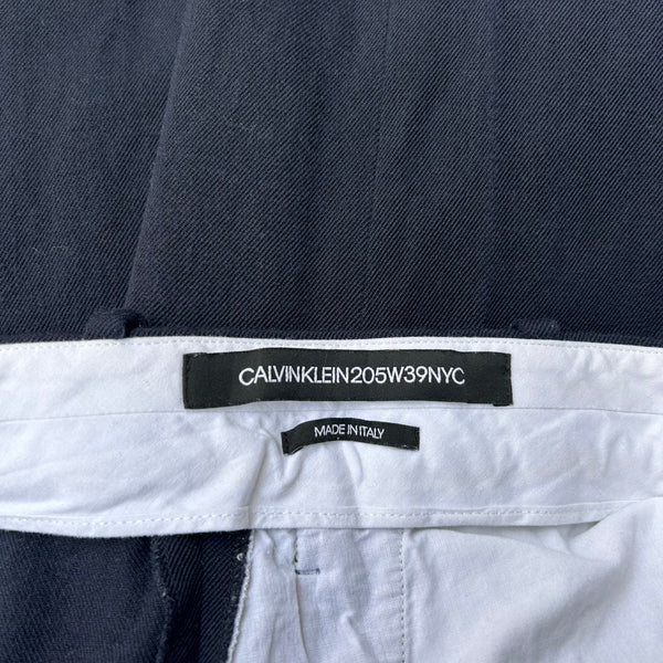 Calvin Klein 205w39nyc by Raf Simons Blue Trousers Tag