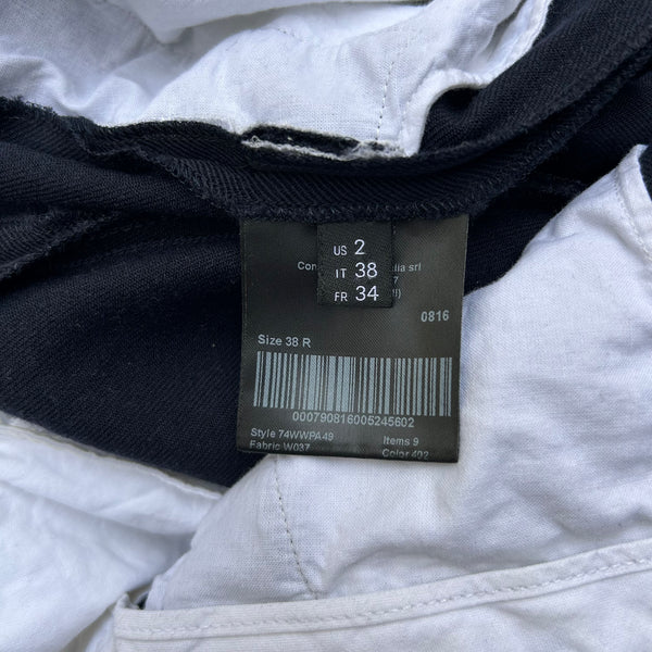 Size tag of Calvin Klein 205w39nyc by Raf Simons Blue Trousers
