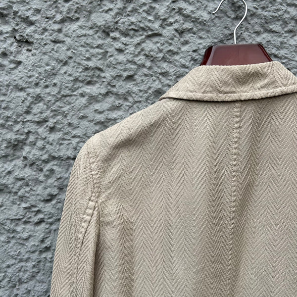 Comme des Garcons Homme Plus Light Gold Overcoat S/S08 Runway Close-Up