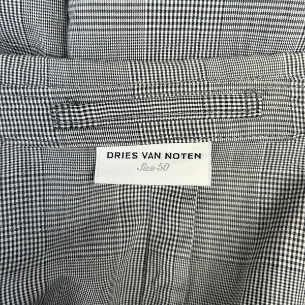 Dries van Noten Grey Unlined Blazer Tag