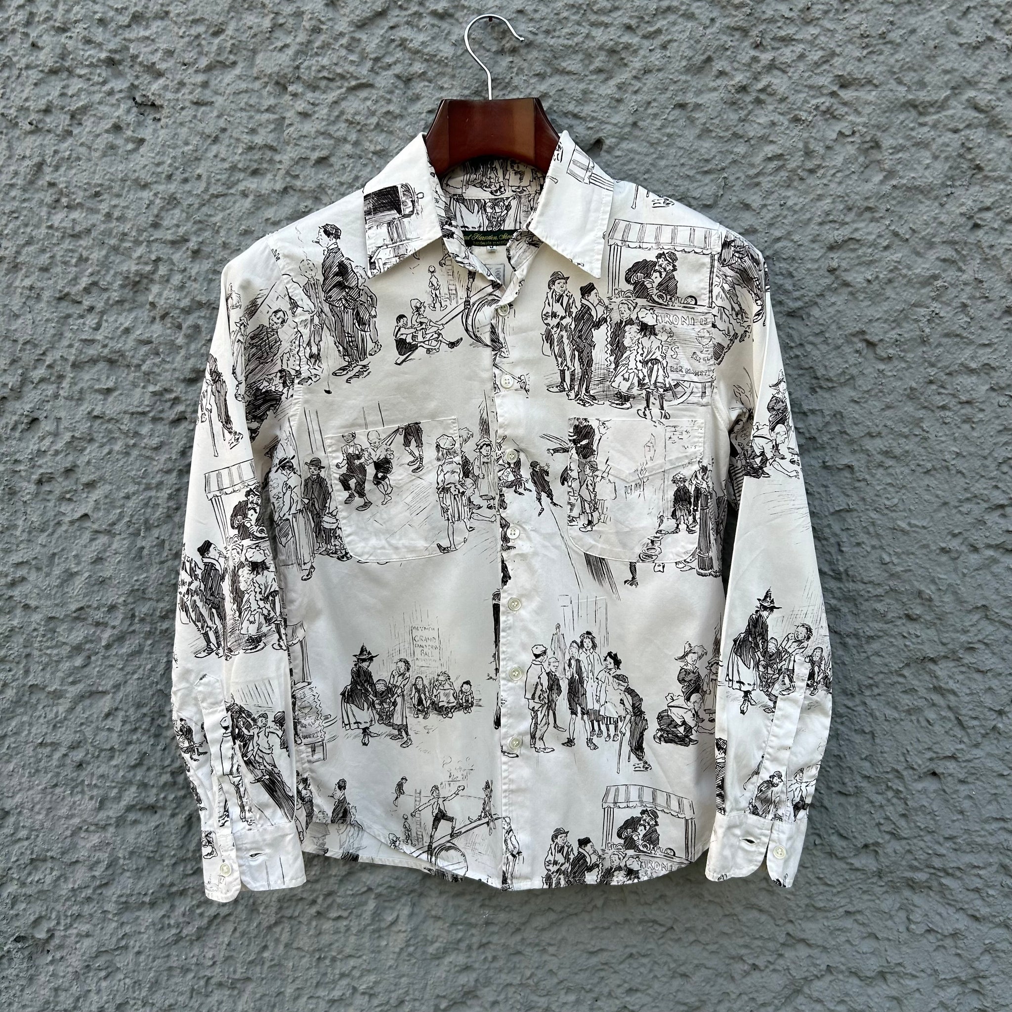 Paul Harnden Shoemakers White Shirt with Print