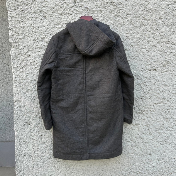 Comme des Garcons Shirt Grey Duffle Coat Backside