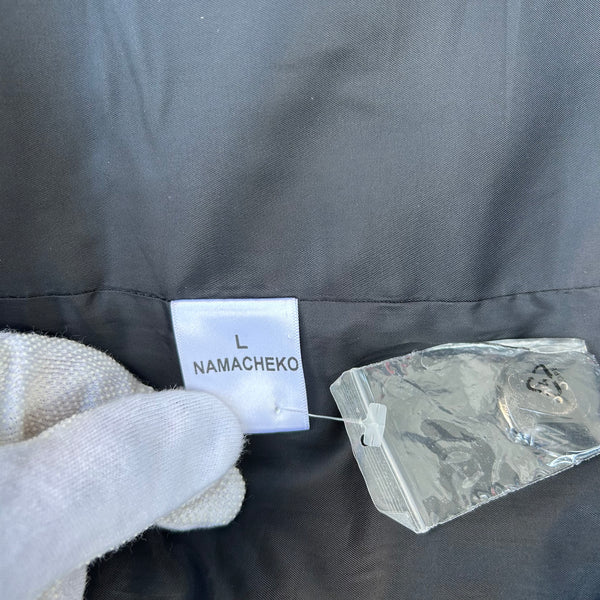Namacheko Blue Coat with Patchwork Detailing Tag