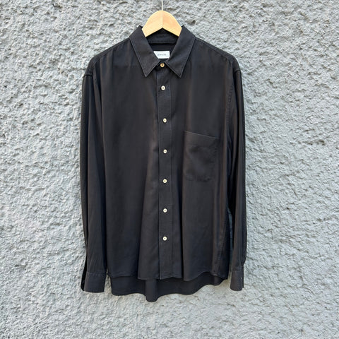Lemaire Black Relaxed Shirt