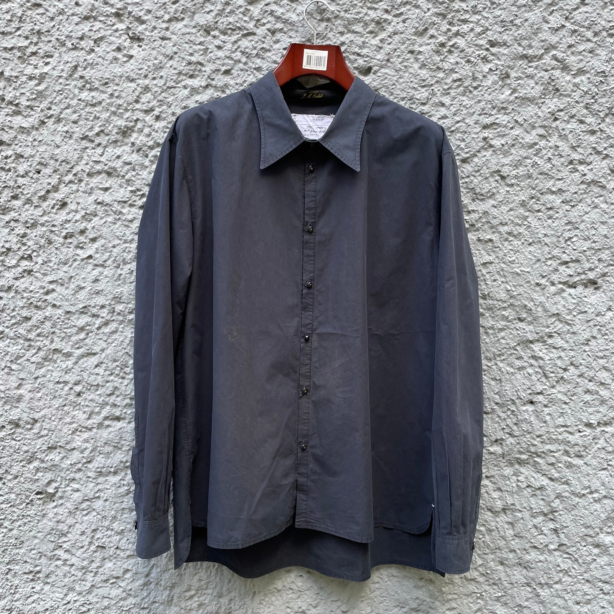 Archivio J.M Ribot Black Used-Look Shirt