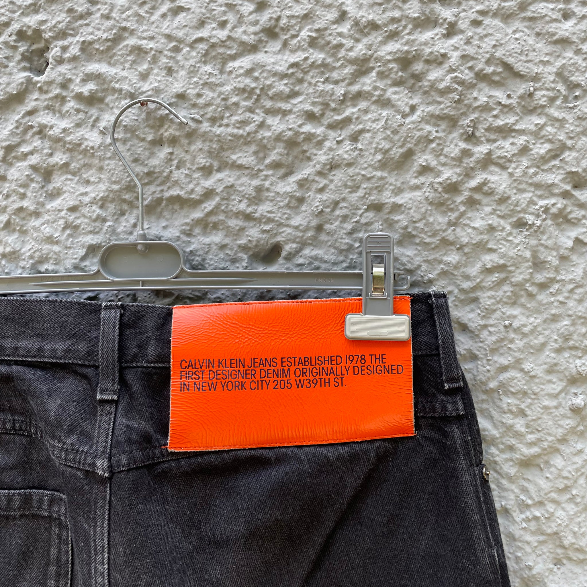 Calvin Klein 205w39nyc by Raf Simons Black Denim Jeans Asa Nisi Masa