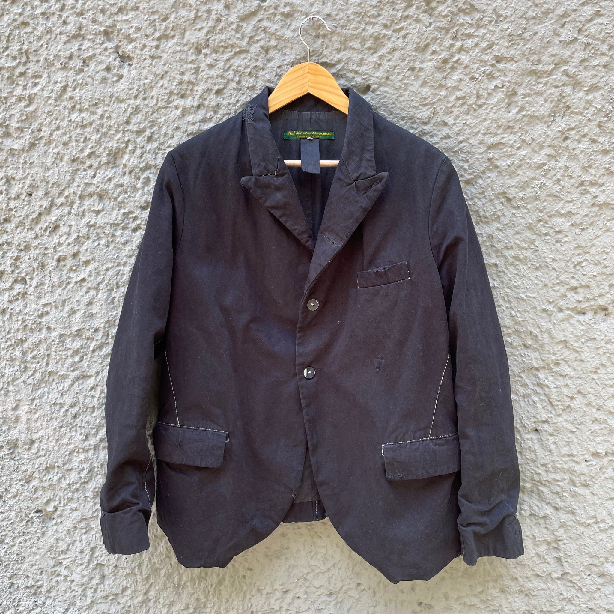 Paul Harnden Shoemakers Blue Distressed Heavy Jacket Asa Nisi Masa