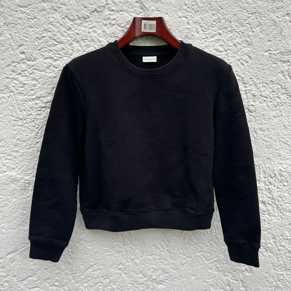 Dries van Noten Black Crewneck Sweater Sweatshirt