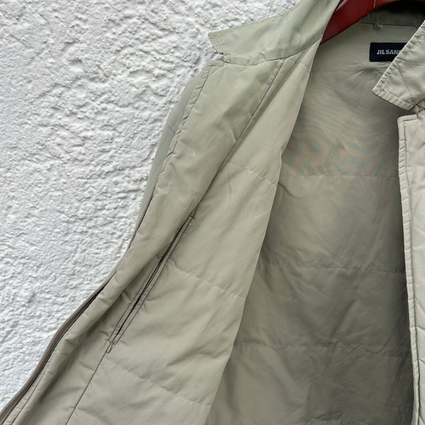 Jil Sander Light Grey Jacket Interior