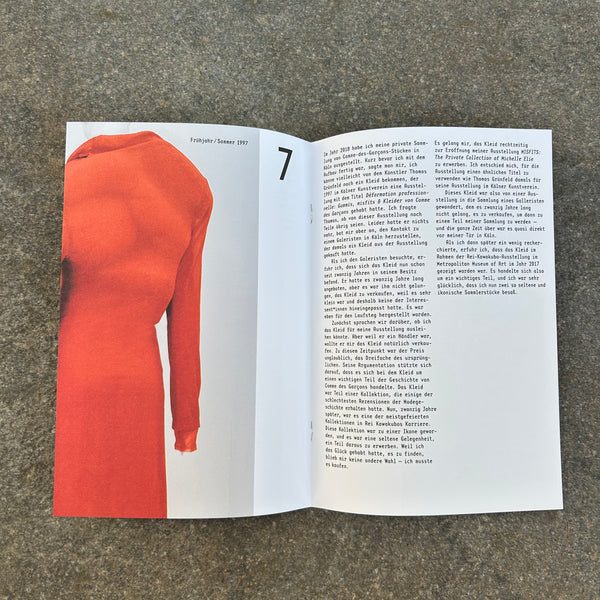 Life doesn't frigthen Me. Michelle Elie wears Comme des Garcons Brochure