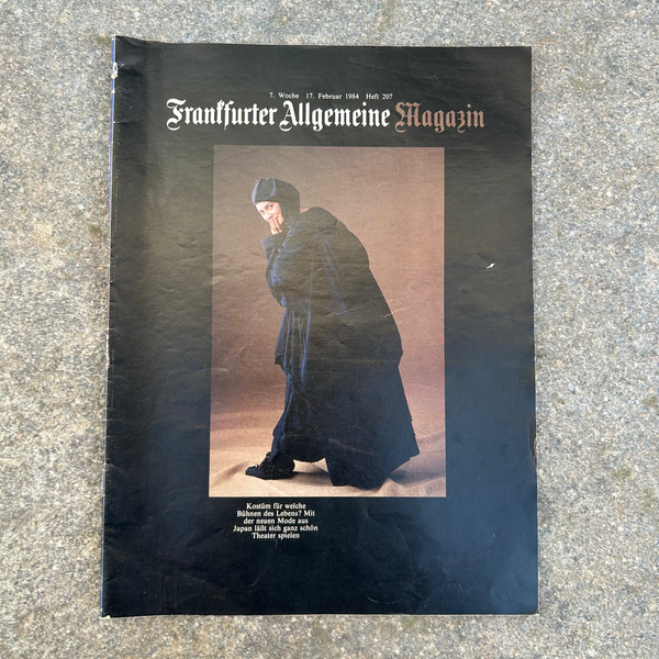 FAZ Magazine 207 17. February 1984 on Rei Kawakubo