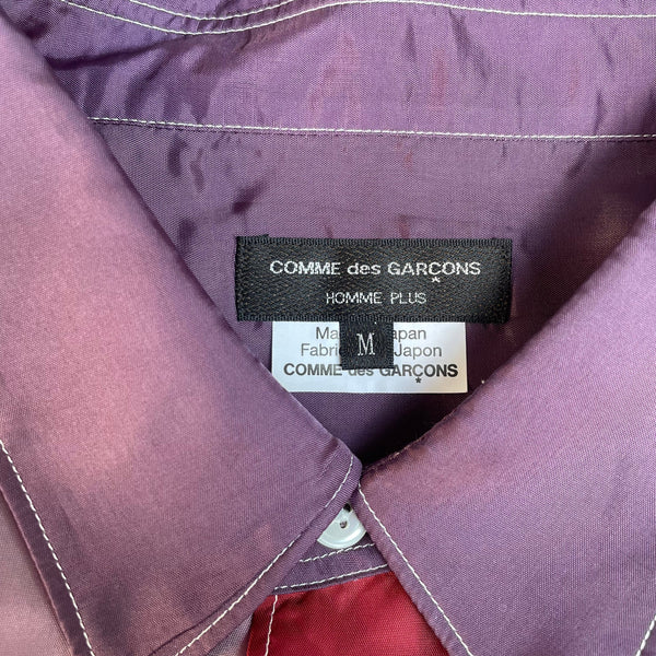  Comme des Garcons Homme Plus Cupro Shirt with Oversized Sleeves F/W20 Tag