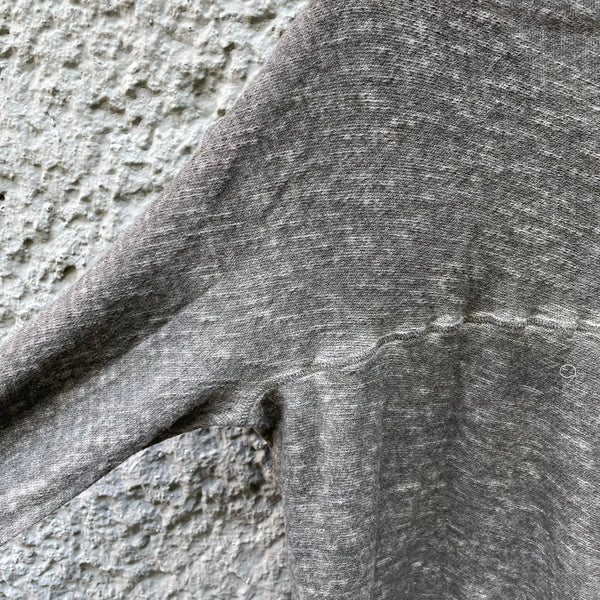 Boris Bidjan Saberi Grey Washed Long-Sleeved T-Shirt Detail