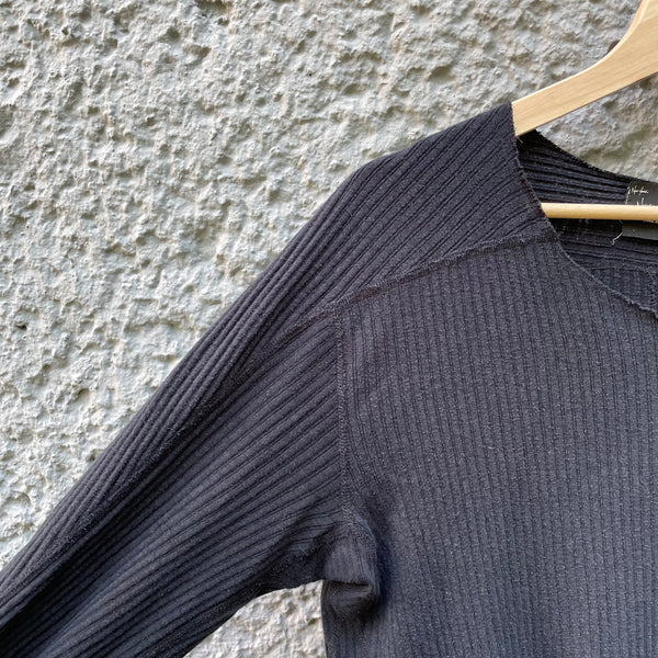 Number (N)ine Black Long-Sleeved T-Shirt Detail