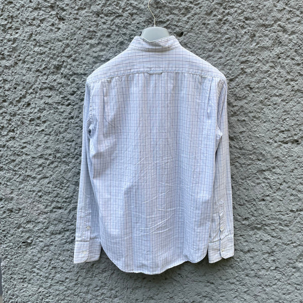 Thom Browne White Patterned Shirt Backside