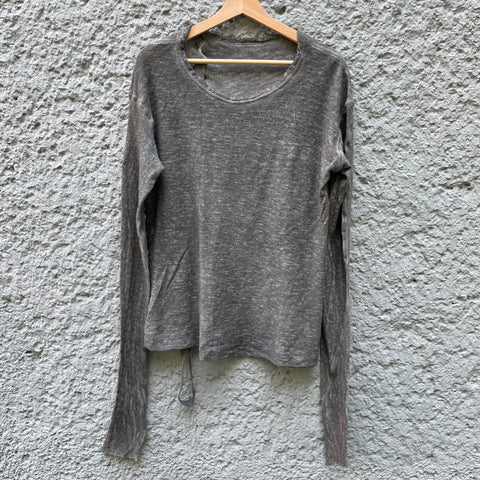 Boris Bidjan Saberi Grey Washed Longsleeve