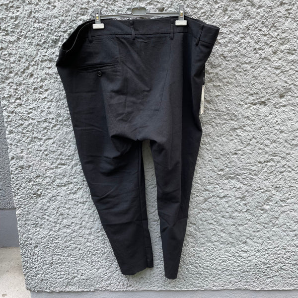 Damir Doma Oversized Black Wool Trousers