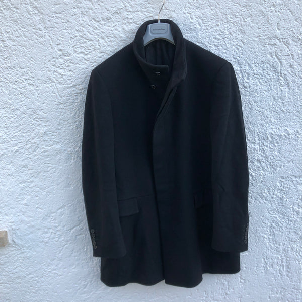 Heavy Black Overcoat