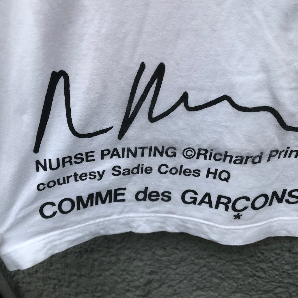 Comme des Garcons Shirt White Richard Prince 