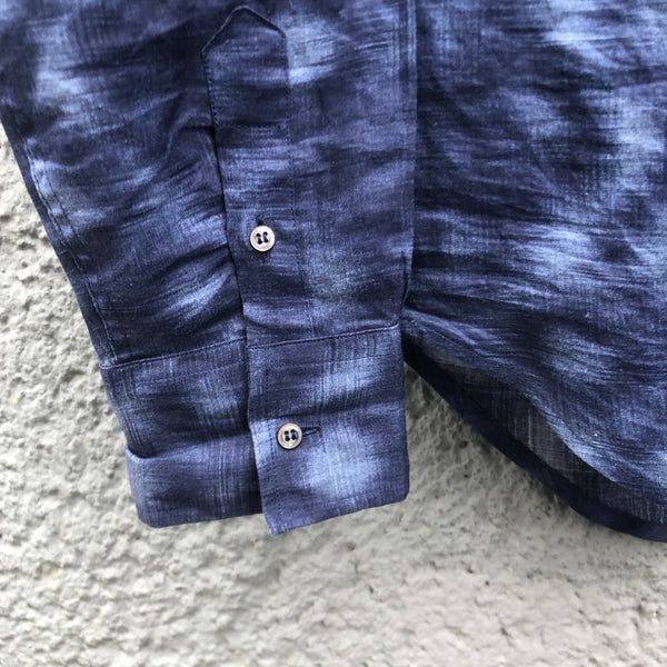 Katherine Hamnett Blue Shirt with abstract Pattern