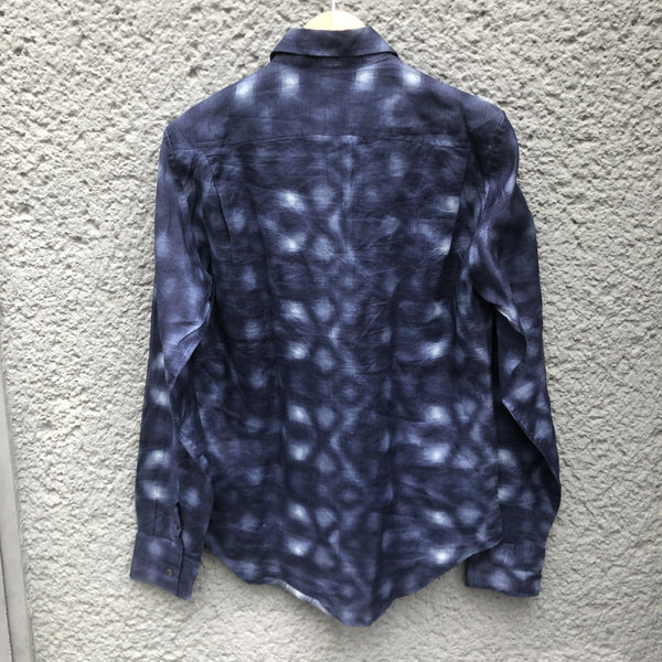 Katherine Hamnett Blue Shirt with abstract Pattern