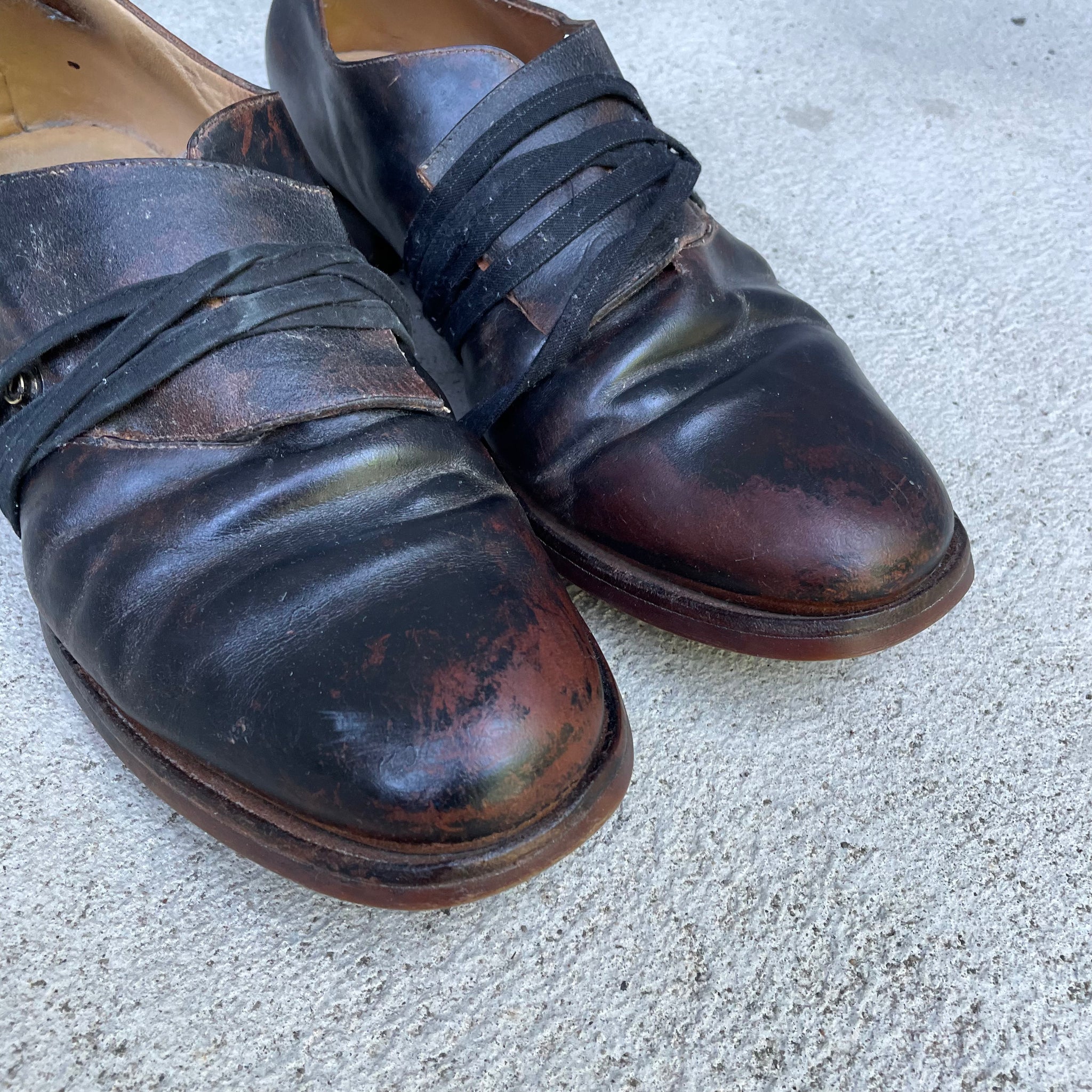 Yohji Yamamoto X Cherevichkiotvichki Derby Shoes with Clasp S/S18 