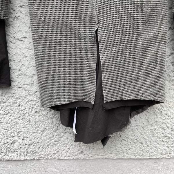 Grey Double-Layer Coat F/W10