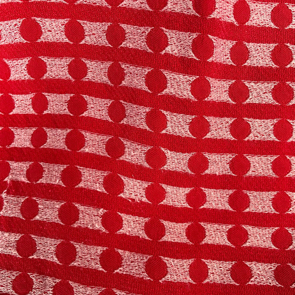 Red Polka Dot Oversized Shirt