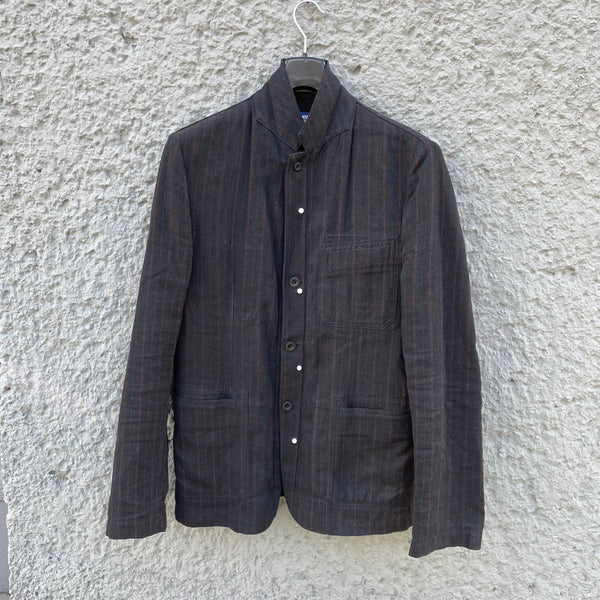 Black Striped Workwear Jacket S/S06