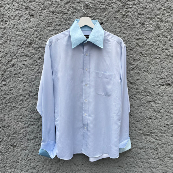 Comme des Garçons Light Blue Sample Shirt with French Cuffs