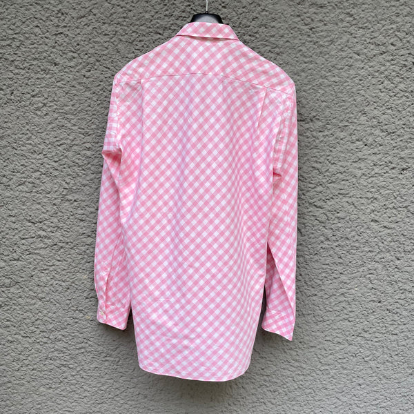 Comme des Garcons Homme Plus Evergreen Pink Shirt with Twisted Detail