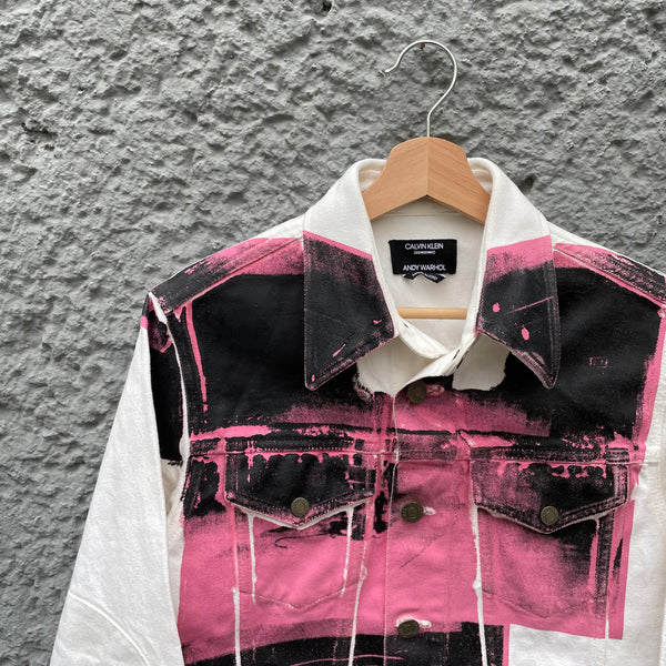 Calvin Klein 205w39nyc Raf Simons Denim Jacket Electric Chair