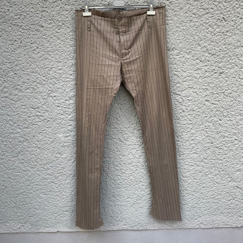 Ma+ Maurizio Amadei Light Brown Slim Trousers