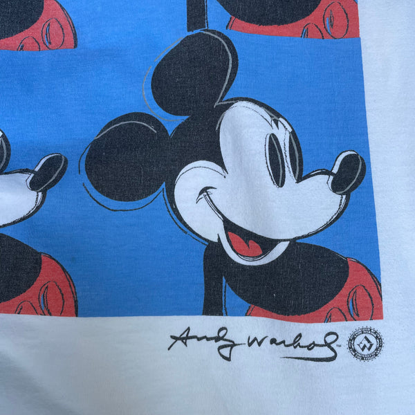 Vintage Andy Warhol Micky Mouse T-Shirt teNeues 1996