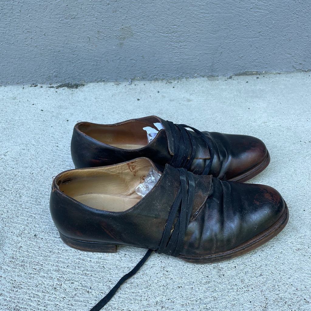 yohji yamamoto × CHEREVICHKIOTVICHKI 41 UNCUT WAXED CALF yohji yamamoto × CHEREVICHKIOTVICHKI 41 UNCUT WAXED CALF