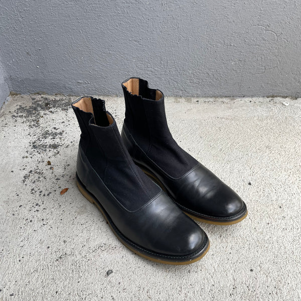 Yohji Yamamoto Black Chelsea Boots