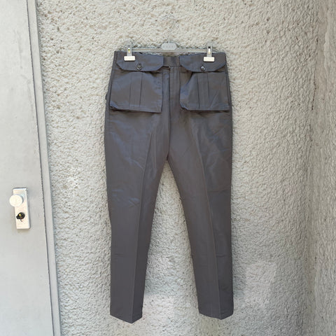 Yohji Yamamoto Runway Grey Waist Pocket Trousers S/S01